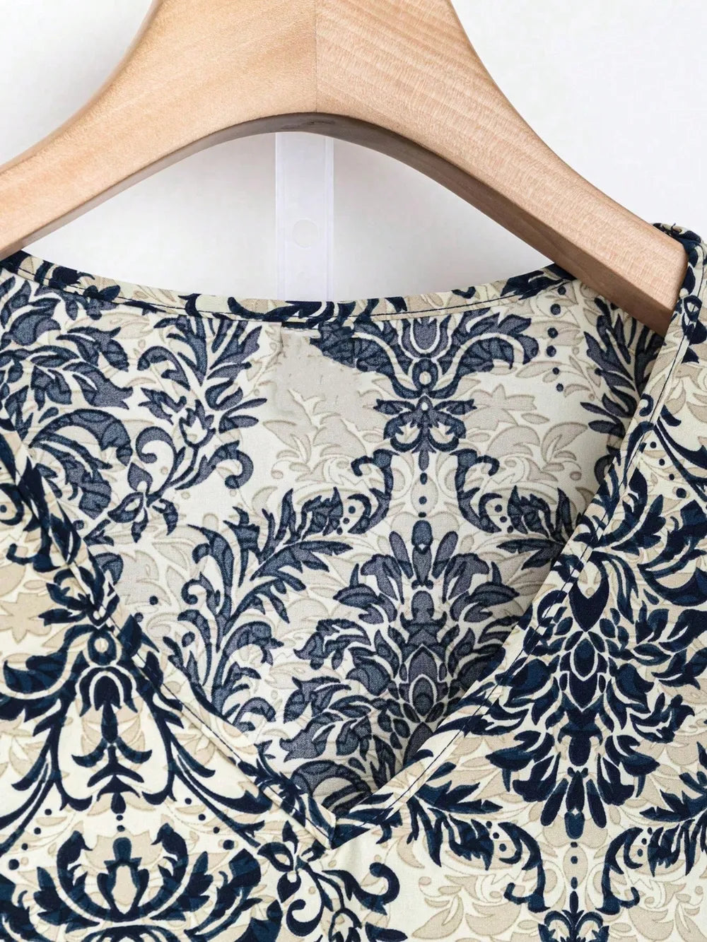 Printed Ruffled Cap Sleeve Top and Pants Set - LaTezza Online Shop