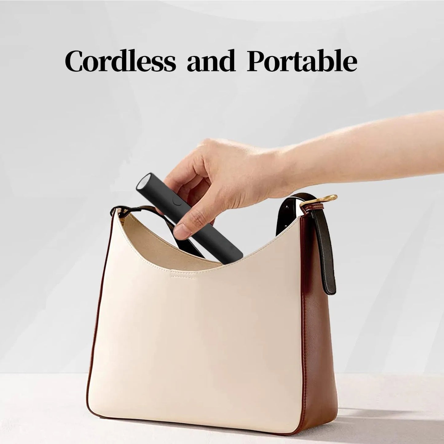 UV Light For Gel Nails Mini LED Handheld With Stand Portable Nail Dryer Rechargeable USB Cordless Black - LaTezza Online Shop