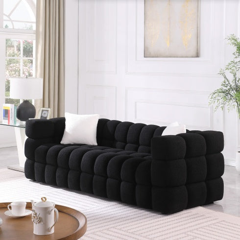 Marshmallow Boucle Sofa,boucle White 3 Seater - LaTezza Online Shop