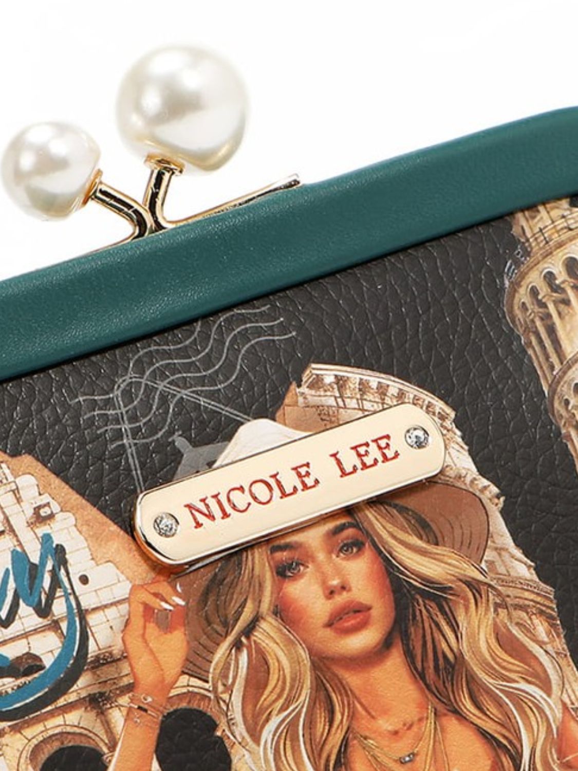 Nicole Lee USA Chelsea Pearl Kiss-Lock Coin Purse - LaTezza Online Shop
