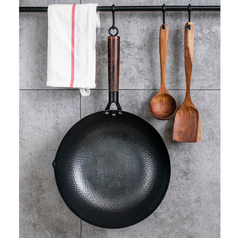 Iron Pan Traditional Iron Wok Handmade - LaTezza Online Shop