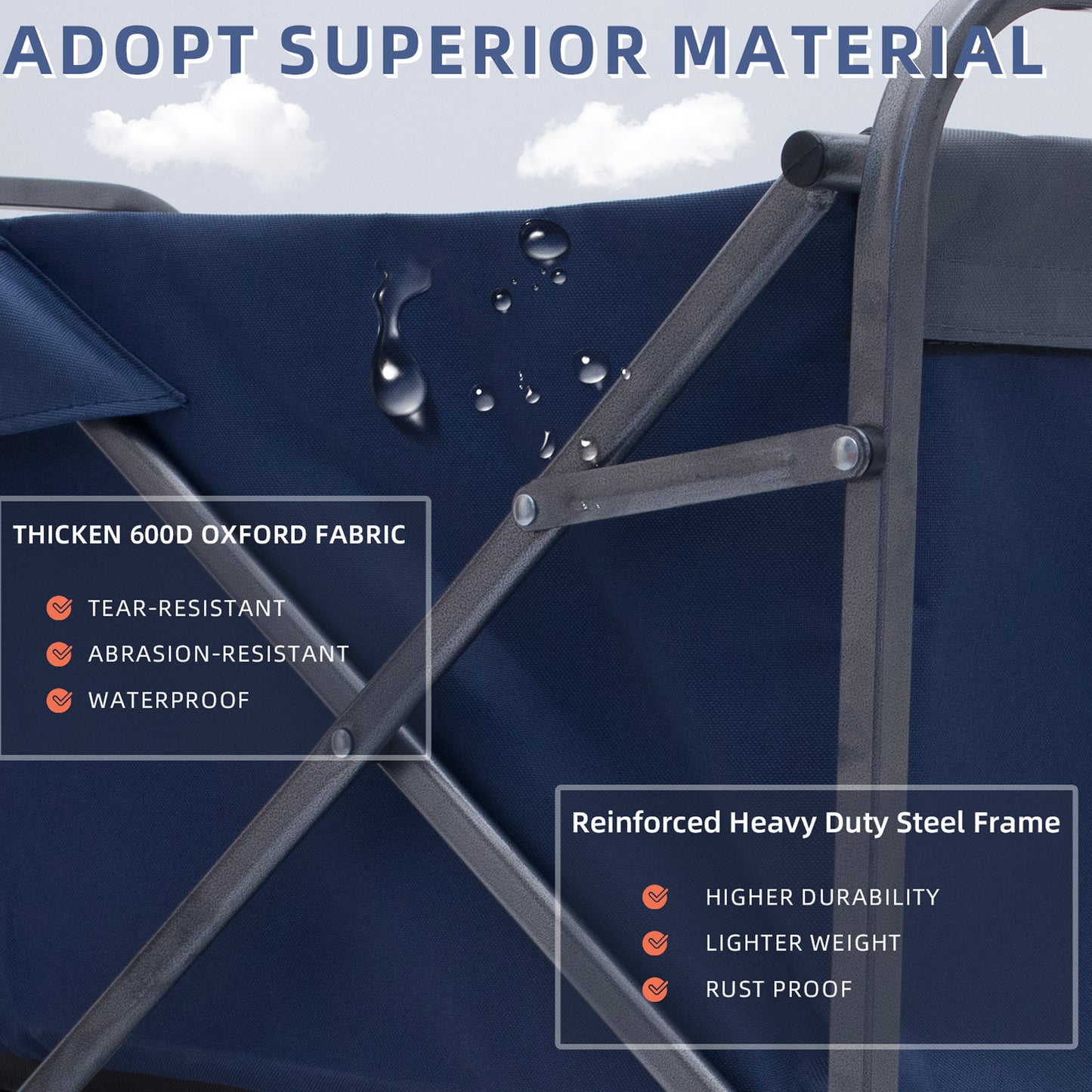 Outdoor Garden Multipurpose Micro Collapsible Beach Trolley Cart Camping Folding Wagon - LaTezza Online Shop
