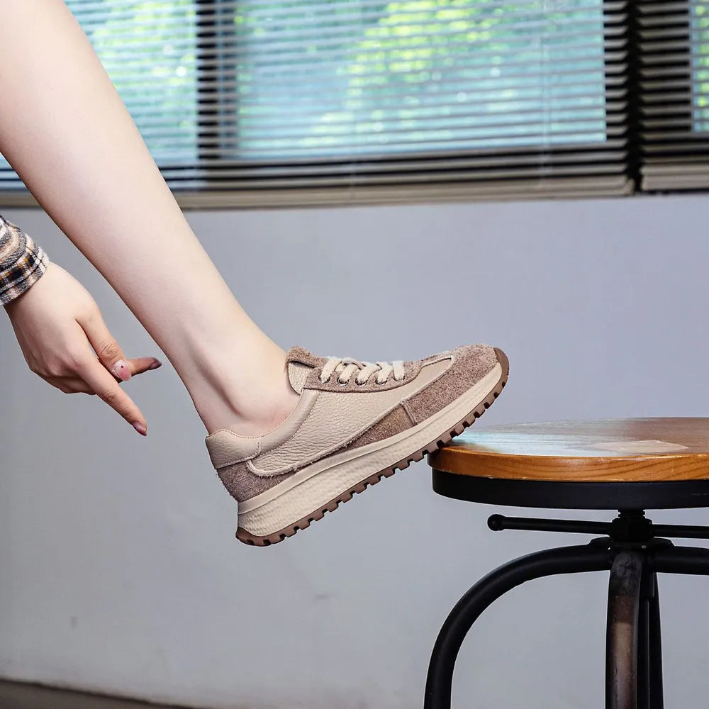 Spring new thick soled small waist casual sports shoes for women versatile women's shoes - LaTezza Online Shop