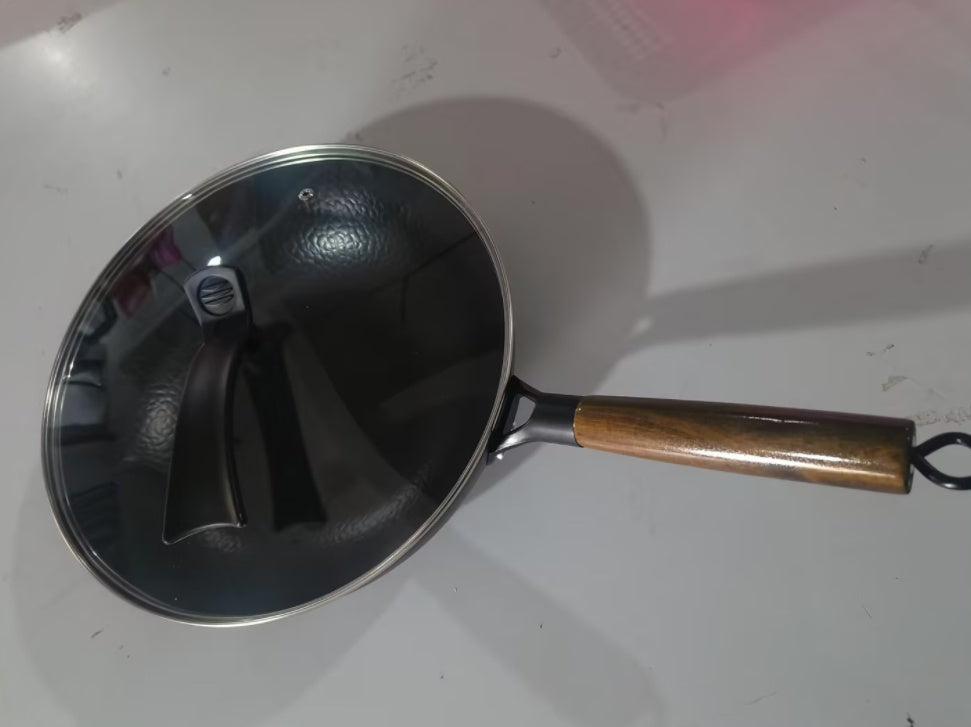 Iron Pan Traditional Iron Wok Handmade - LaTezza Online Shop