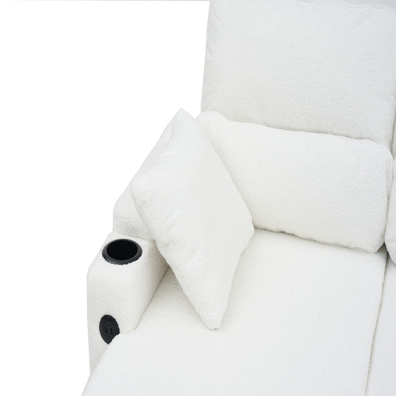 Convertible Sleeper Sofa 2 In 1 L Shaped Pull Out Sectional With Storage Space - LaTezza Online Shop