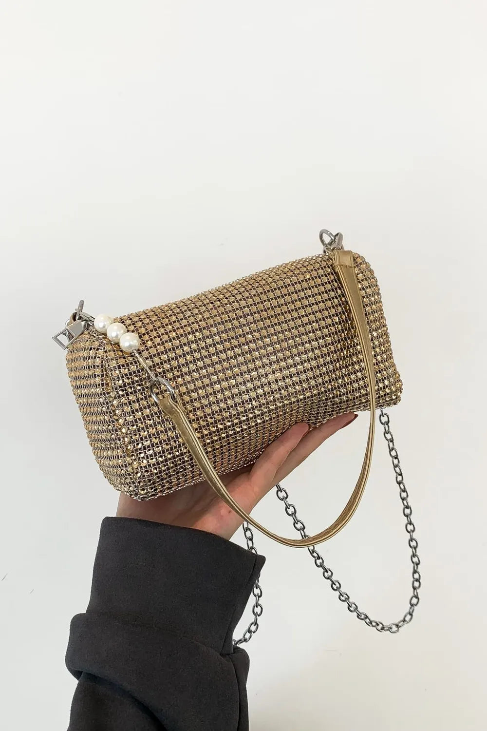 Openwork Crossbody Bag with Removable Strap - LaTezza Online Shop