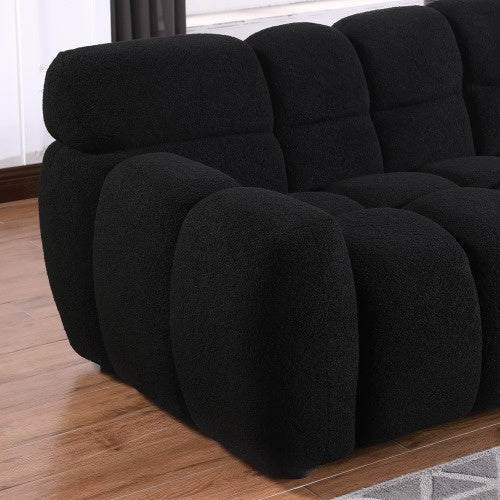 87.4 Length ,35.83 Deepth ,human Body Structure For USA People, Marshmallow Sofa,boucle Sofa ,3 Seater - LaTezza Online Shop