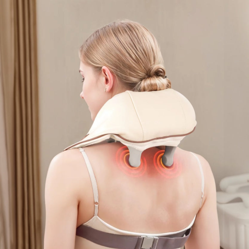Electric Neck Massager With Heat - Neck And Shoulder Massagers For Pain Relief - LaTezza Online Shop