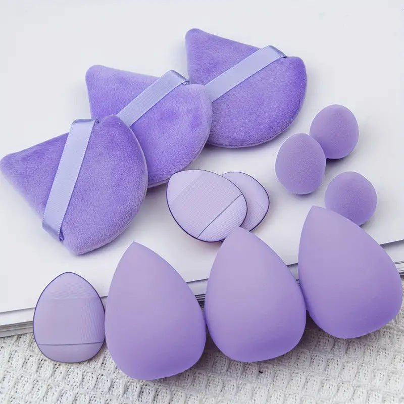 12Pcs Makeup Sponge Blender Beauty Egg Foundation Sponges Liquid Cream Cosmetic Puff Women Make Up Accessories Beauty Tools - LaTezza Online Shop