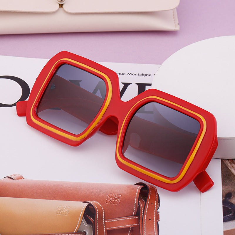 Women's Square Large Frame Sunglasses
