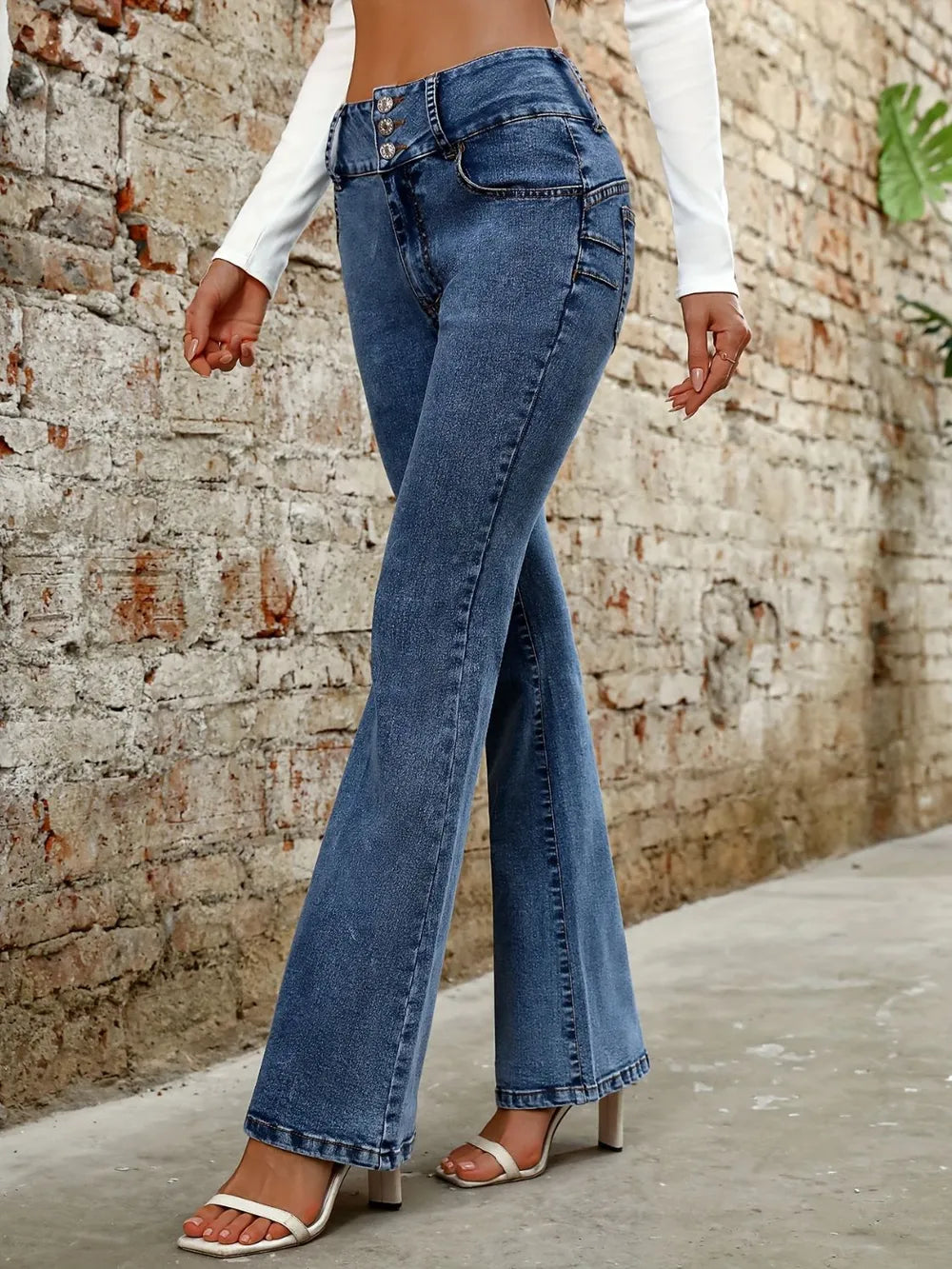Jeans Bootcut Casual Versatile Shot Micro Lanka Jeans - LaTezza Online Shop