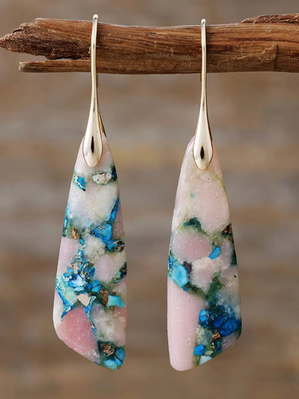 Geometrical Shape Dangle Earrings - LaTezza Online Shop