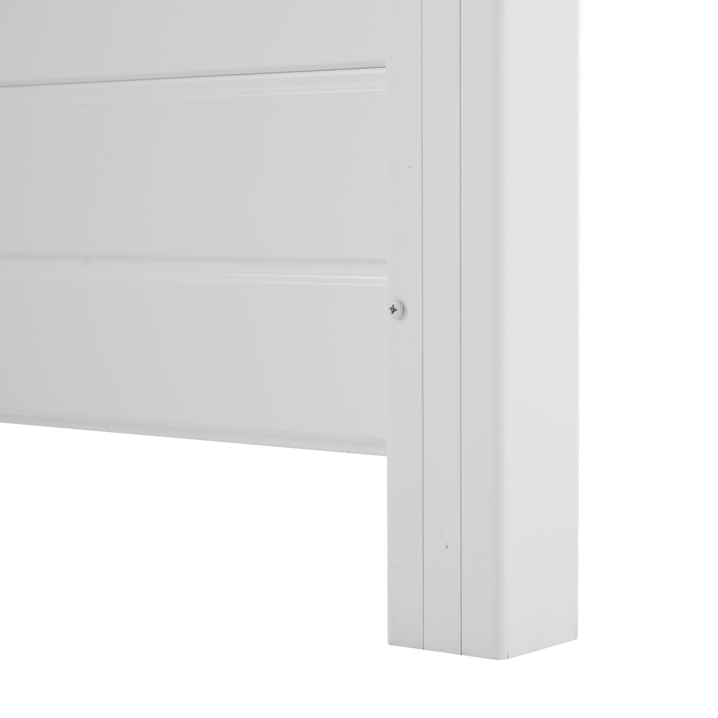Privacy Fence Panels Kit Air Conditioner Trash Can Enclosure Vinyl white color - LaTezza Online Shop