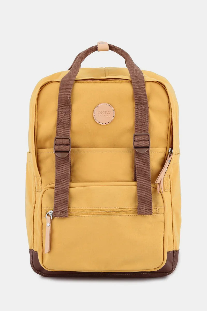 Himawari Waterproof Canvas Backpack Bag with Side Pockets - LaTezza Online Shop