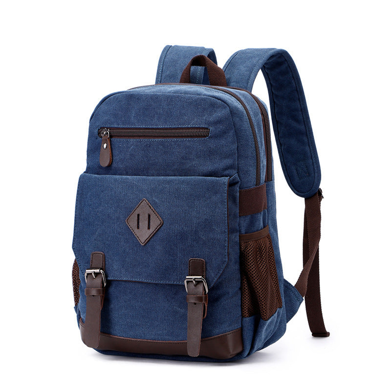Canvas Bag Retro Casual Shoulder Computer Backpack - LaTezza Online Shop