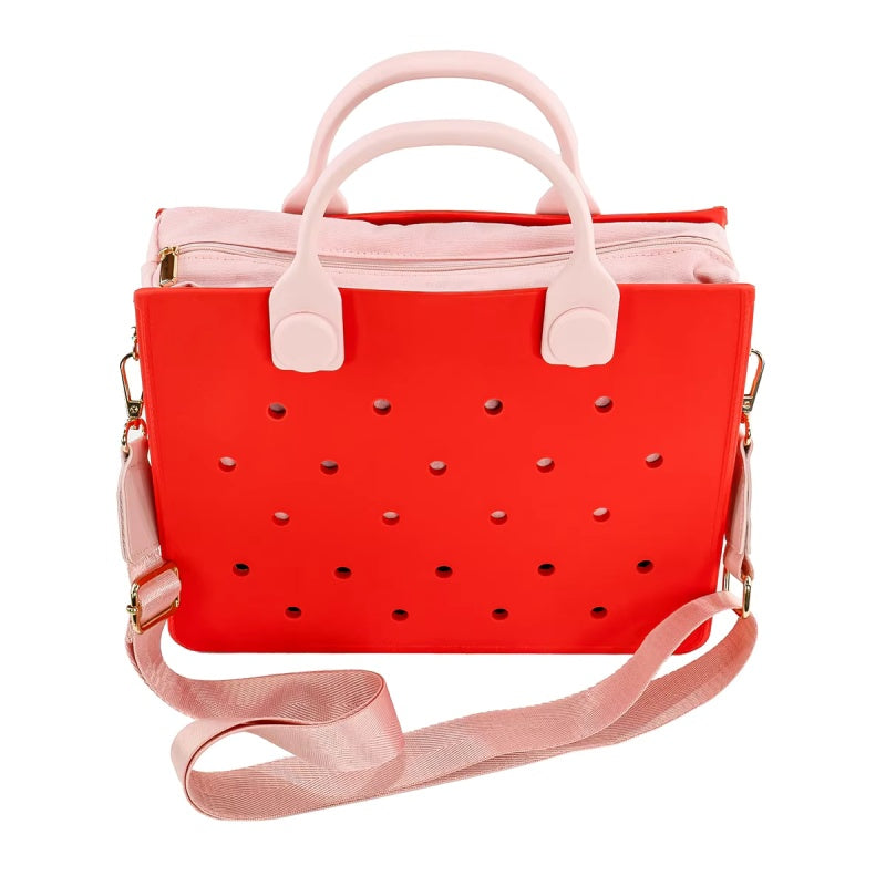 Waterproof EVA Handbag Punching Women's Tote Bags With Shoulder Strap Beach Bag