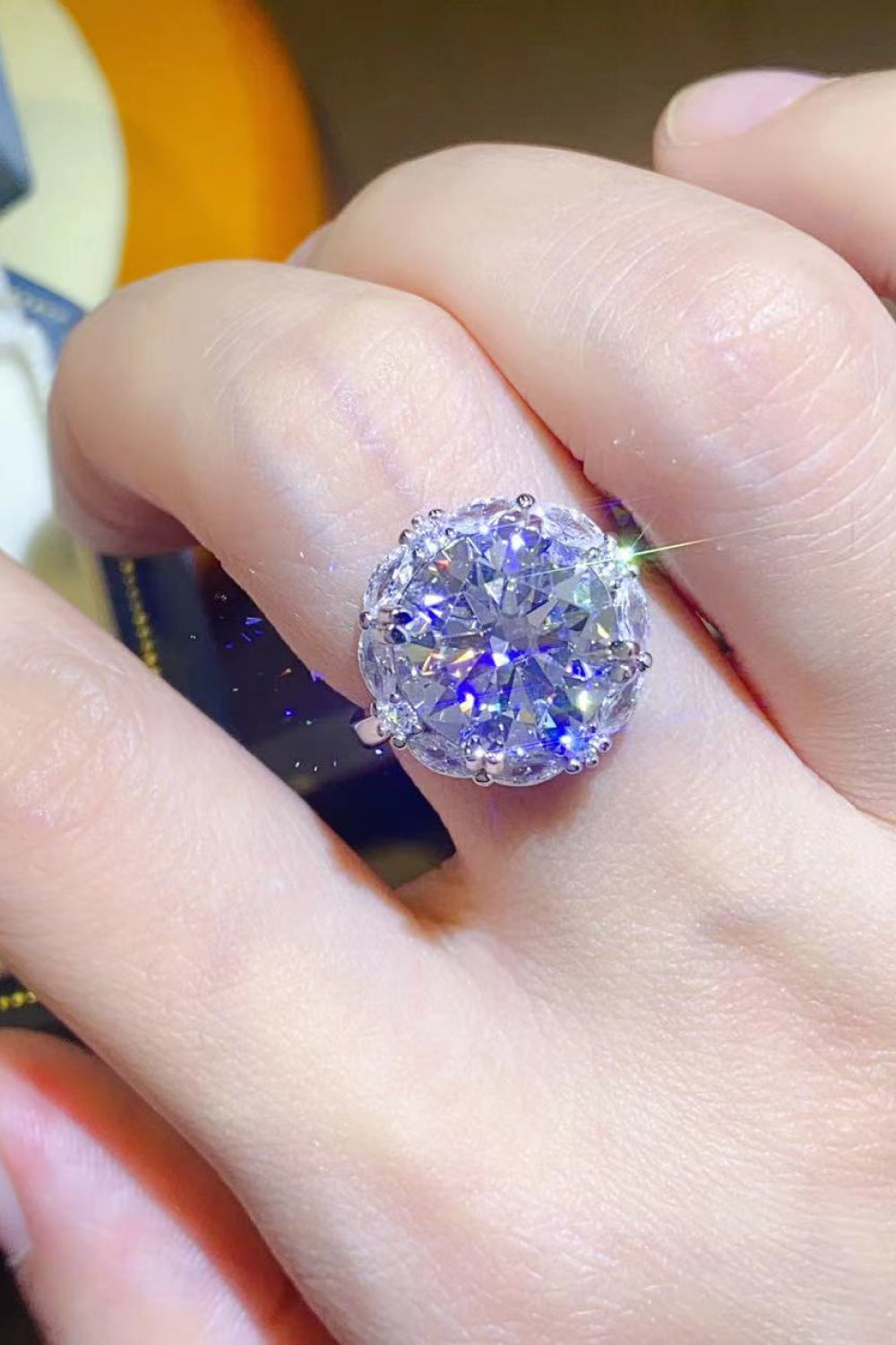5 Carat Moissanite 925 Sterling Silver Ring - LaTezza Online Shop