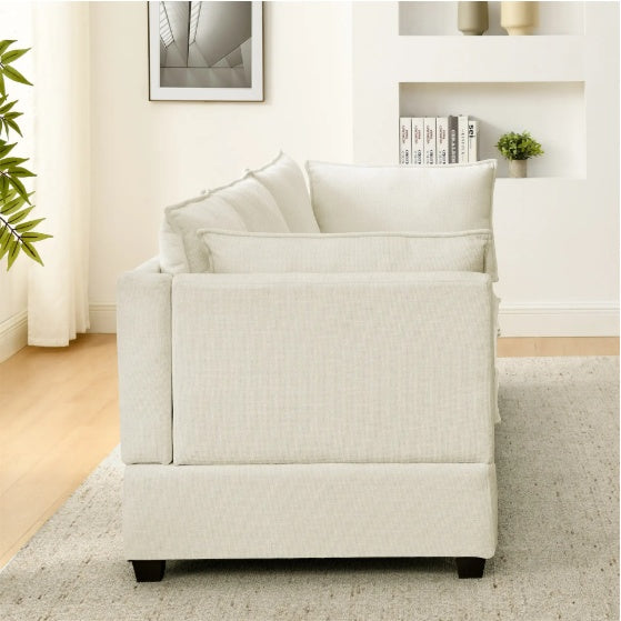 3 Piece Chenille Fabric Upholstered Furniture Set - LaTezza Online Shop