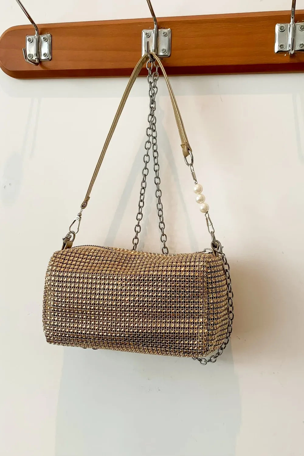 Openwork Crossbody Bag with Removable Strap - LaTezza Online Shop