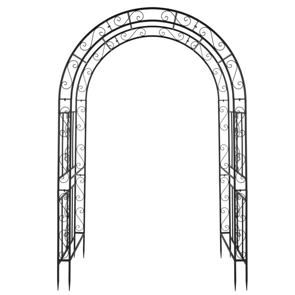 Black Double-layer Iron Arch - LaTezza Online Shop