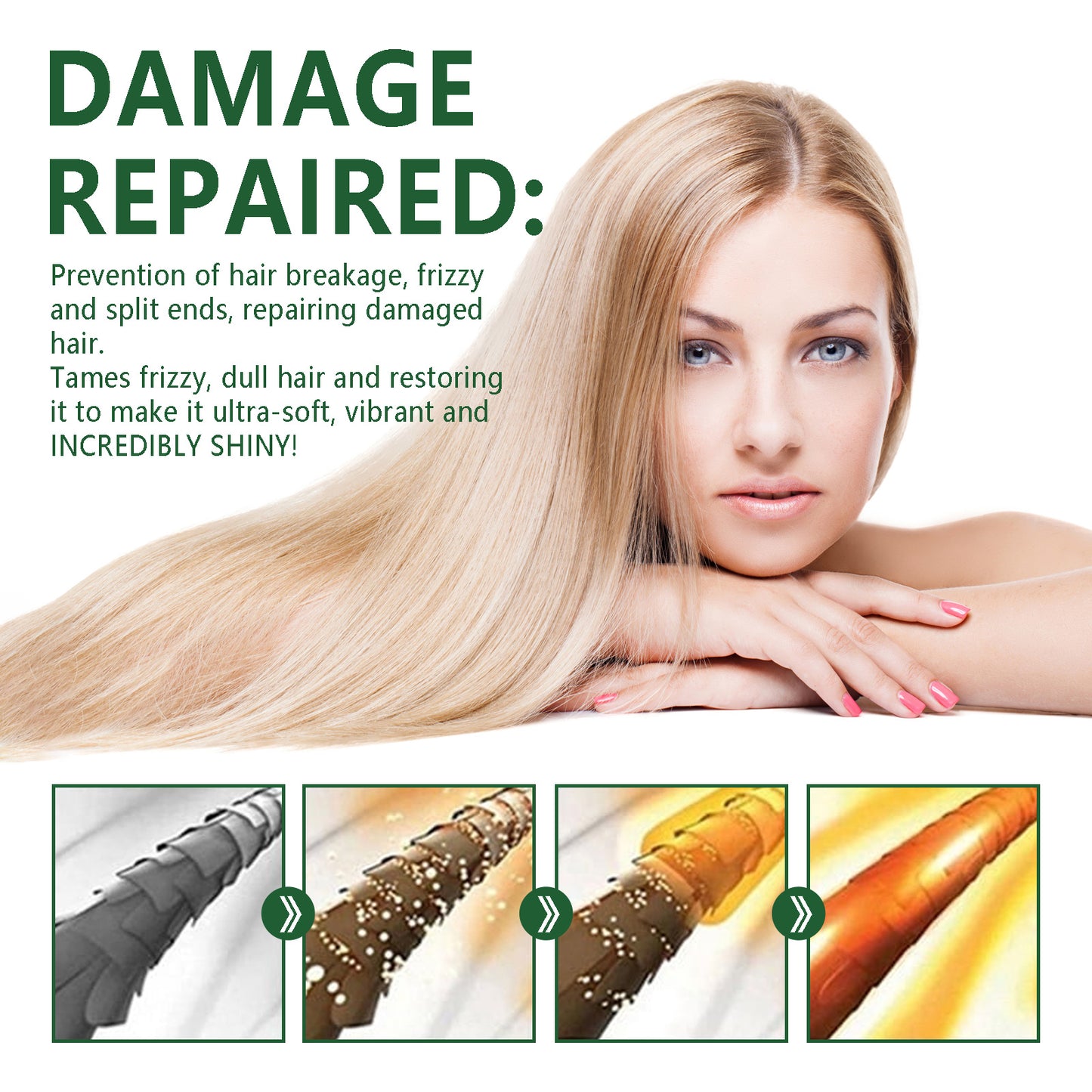 West&Month Keratin Hair Mask, Moisturize Repair Split Ends Dry And Frizzy Smooth Hair Care Mask - LaTezza Online Shop