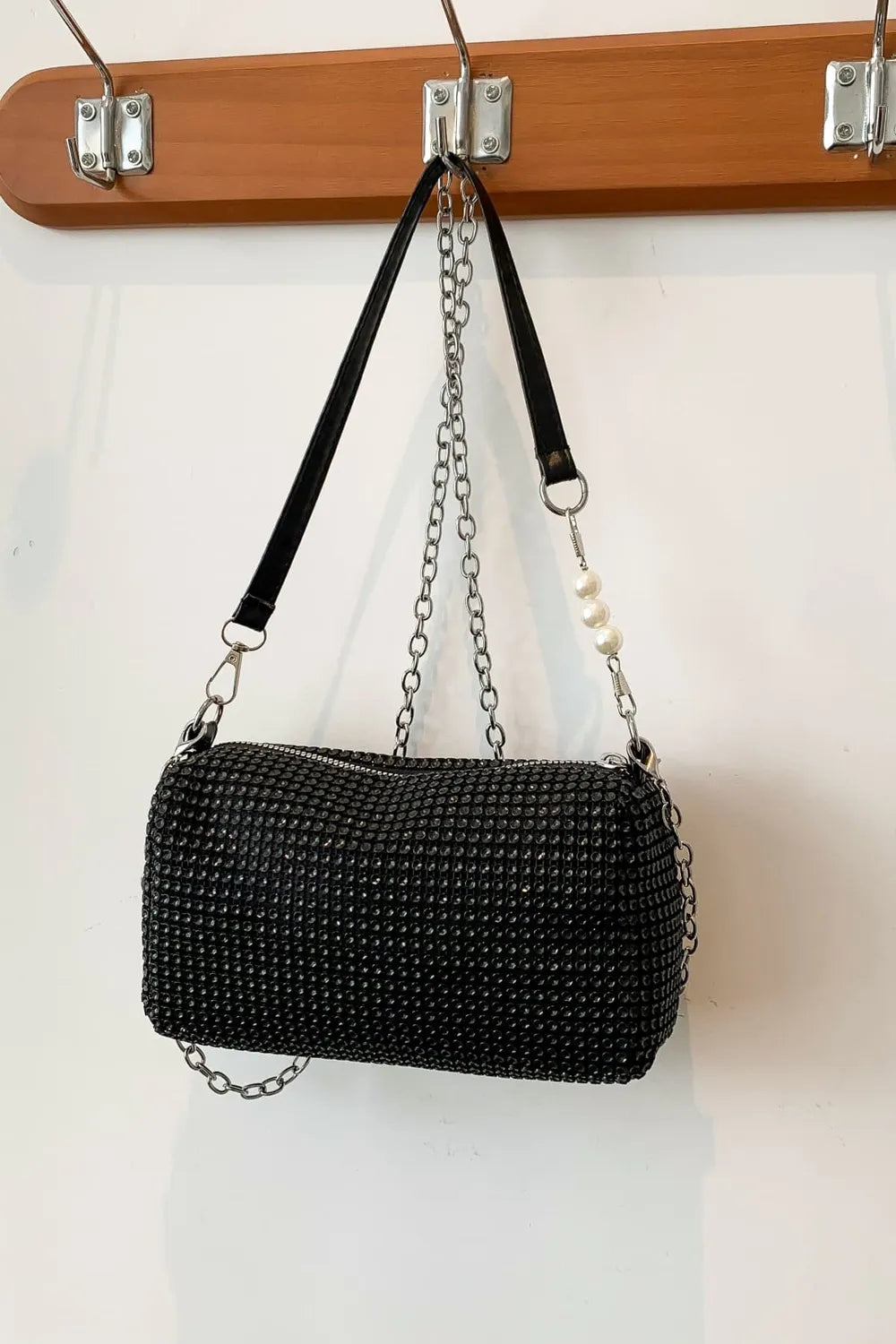 Openwork Crossbody Bag with Removable Strap - LaTezza Online Shop