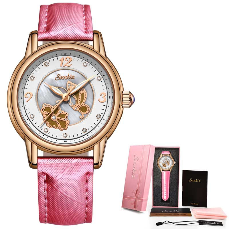 Lige High Quality Ceramic Watch Ladies Watch Exquisite Waterproof Watch - LaTezza Online Shop