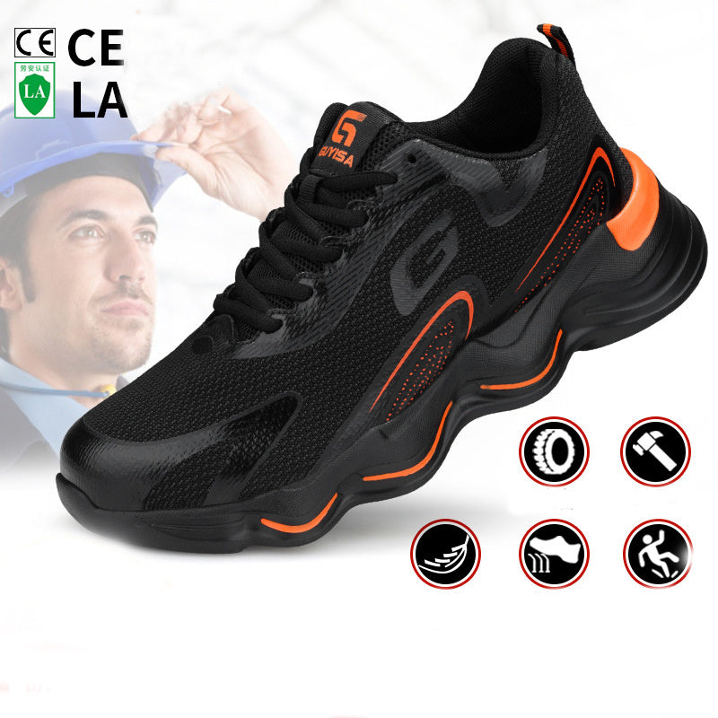 Steel Toe Shoes For Men Work Safety Shoes Nonslip Indestructible Sneakers - LaTezza Online Shop
