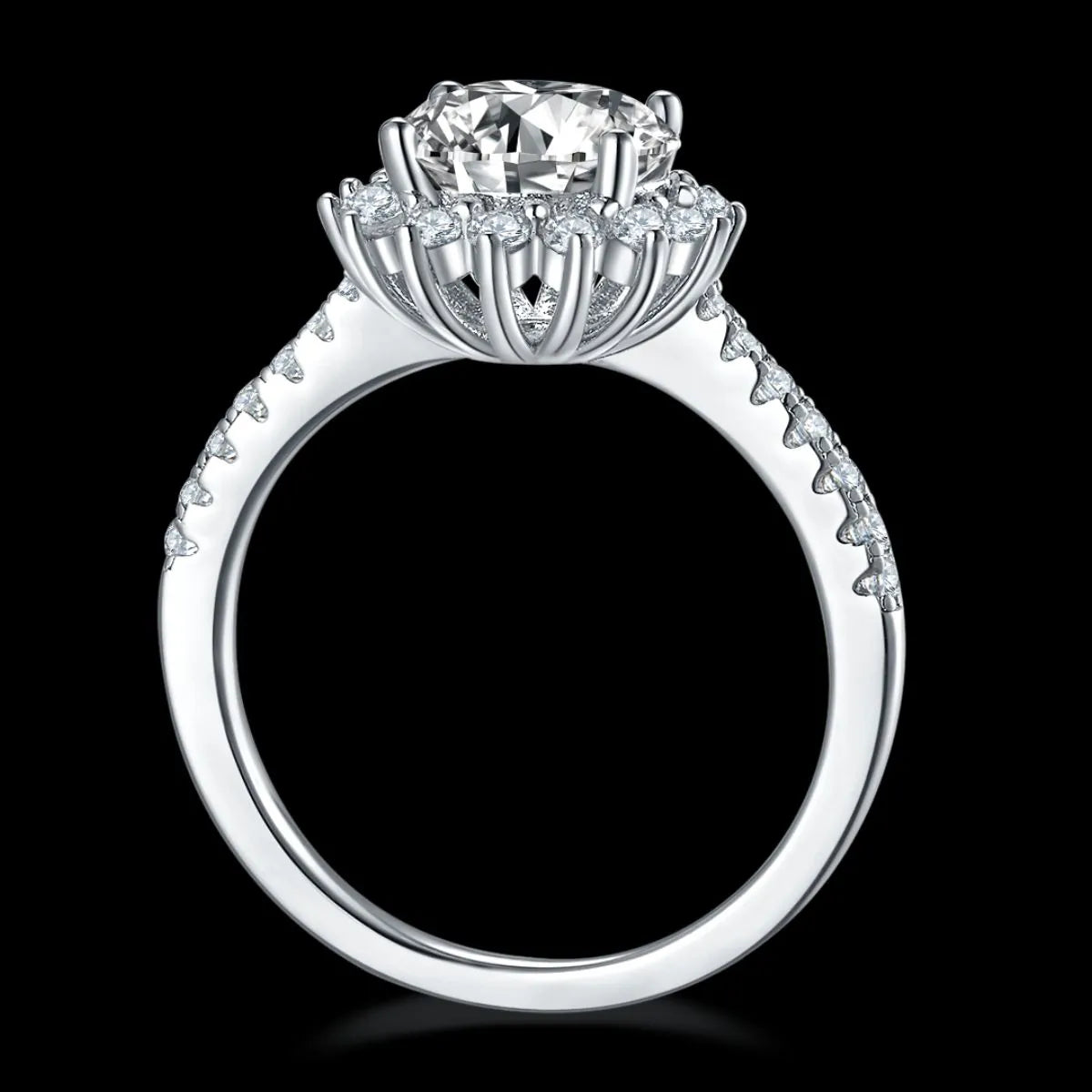 2 Carat Moissanite 925 Sterling Silver Ring - LaTezza Online Shop