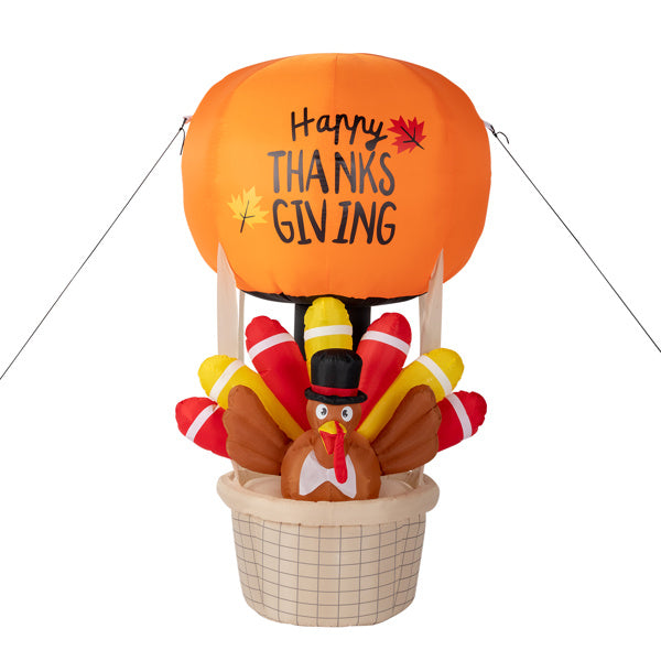 6ft Turkey Hot Air Balloon With 5 LED Lights - LaTezza Online Shop