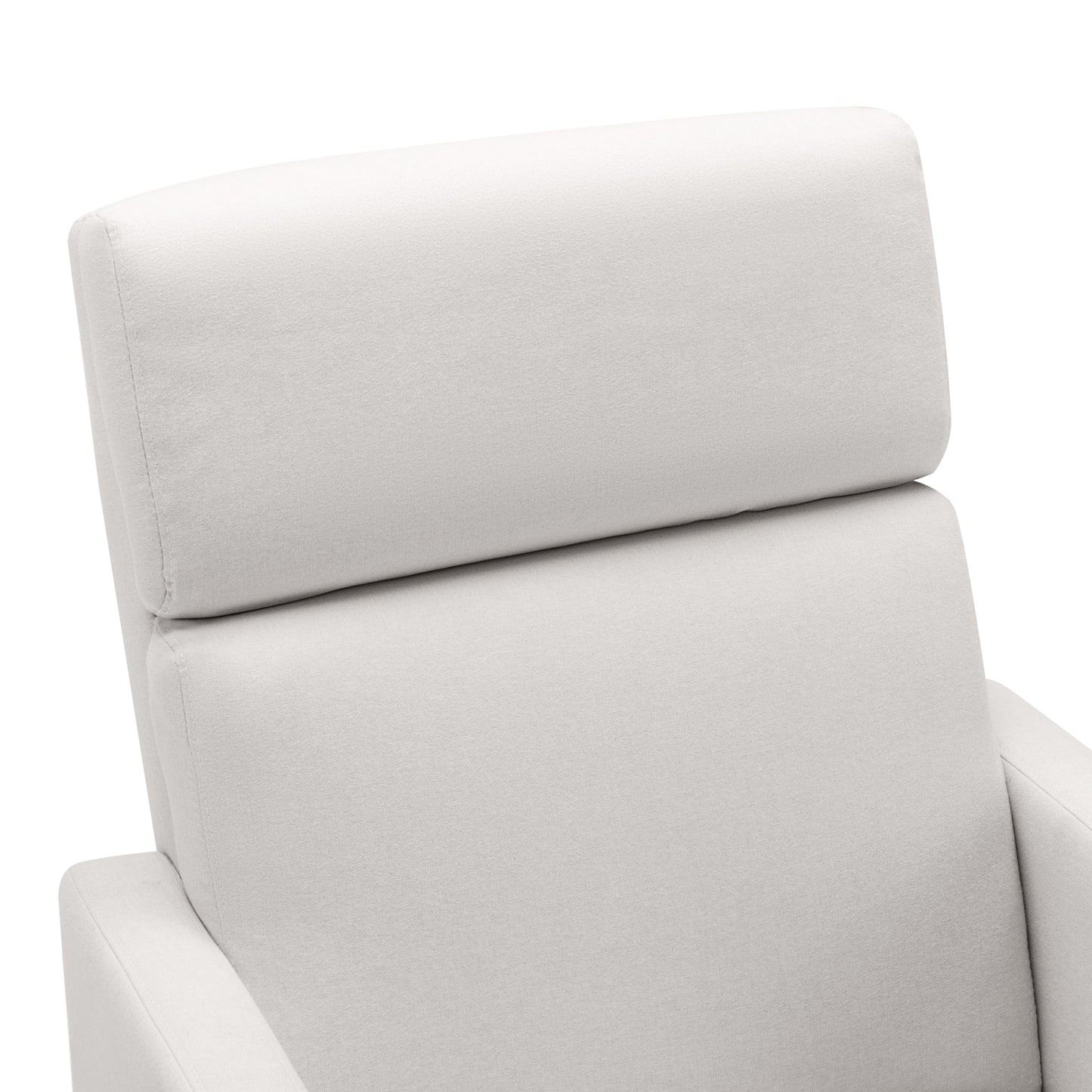 Modern Upholstered Rocker Nursery Chair Plush Seating Glider Swivel Recliner Chair Beige - LaTezza Online Shop