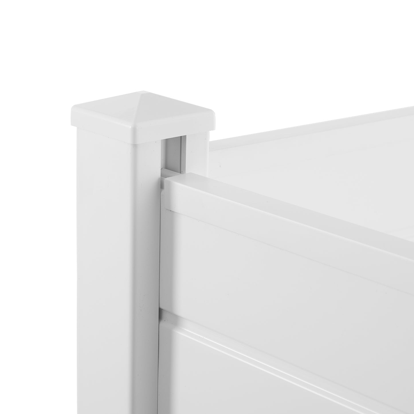 Privacy Fence Panels Kit Air Conditioner Trash Can Enclosure Vinyl white color - LaTezza Online Shop