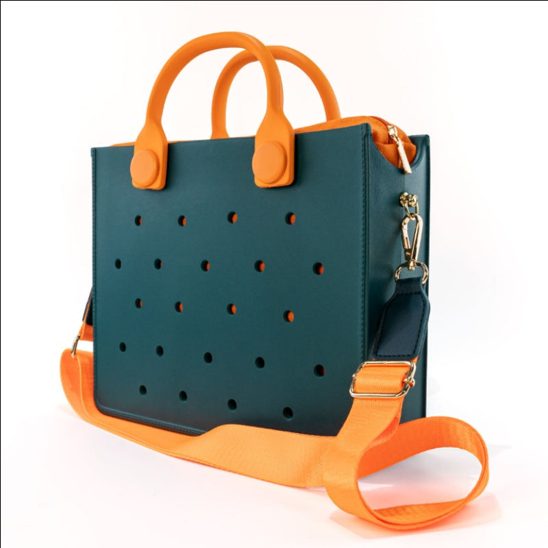 Waterproof EVA Handbag Punching Women's Tote Bags With Shoulder Strap Beach Bag