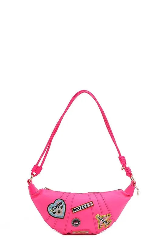 Nicole Lee USA Color Patch Croissant Bag - LaTezza Online Shop