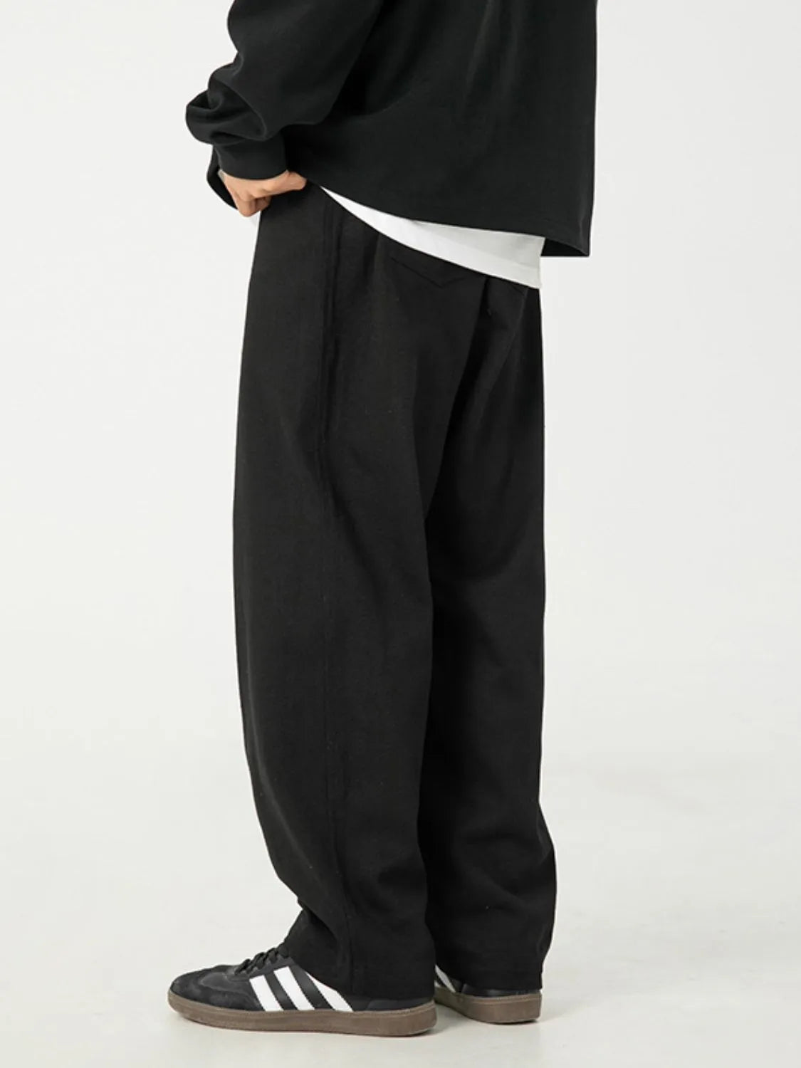 Men's Full Size Wide Leg Pants Plus Size - LaTezza Online Shop