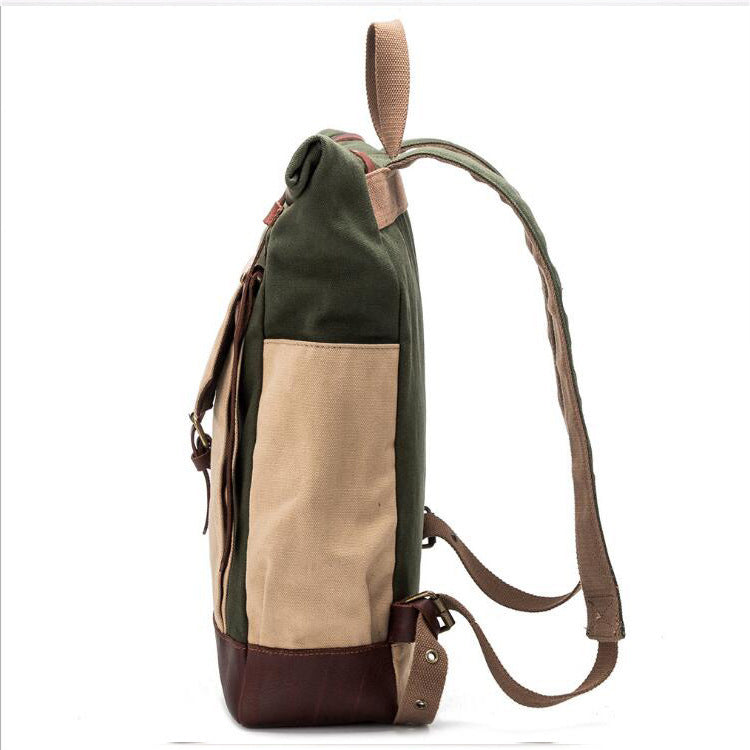 Men's and women's canvas retro backpack - LaTezza Online Shop