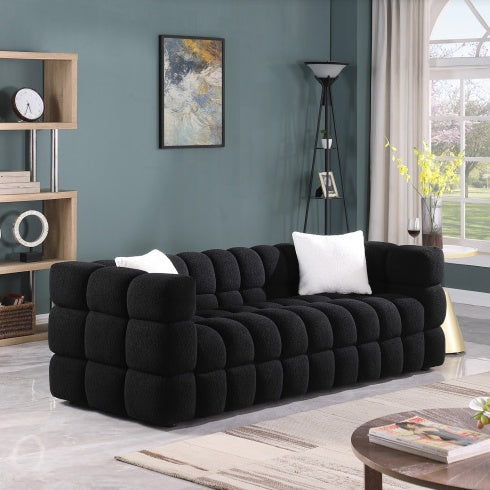 Marshmallow Boucle Sofa,boucle White 3 Seater - LaTezza Online Shop