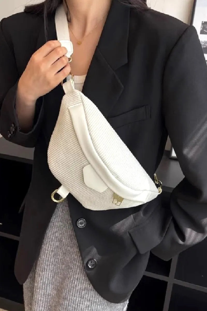 Zenana Corduroy Crossbody Bag with Removable Strap - LaTezza Online Shop