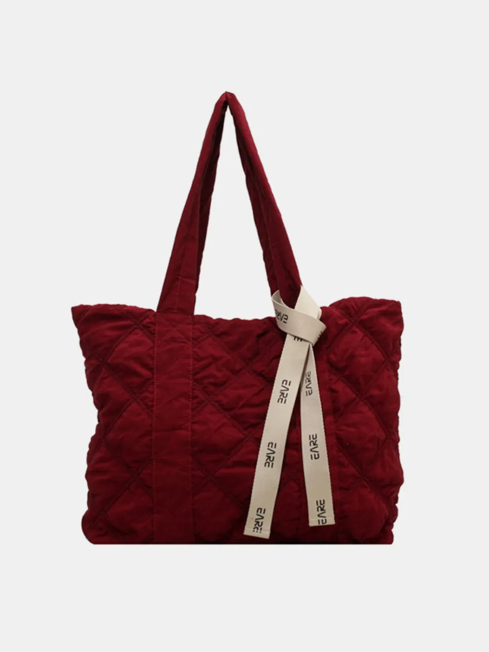 Quilted Nylon Large Tote Bag - LaTezza Online Shop