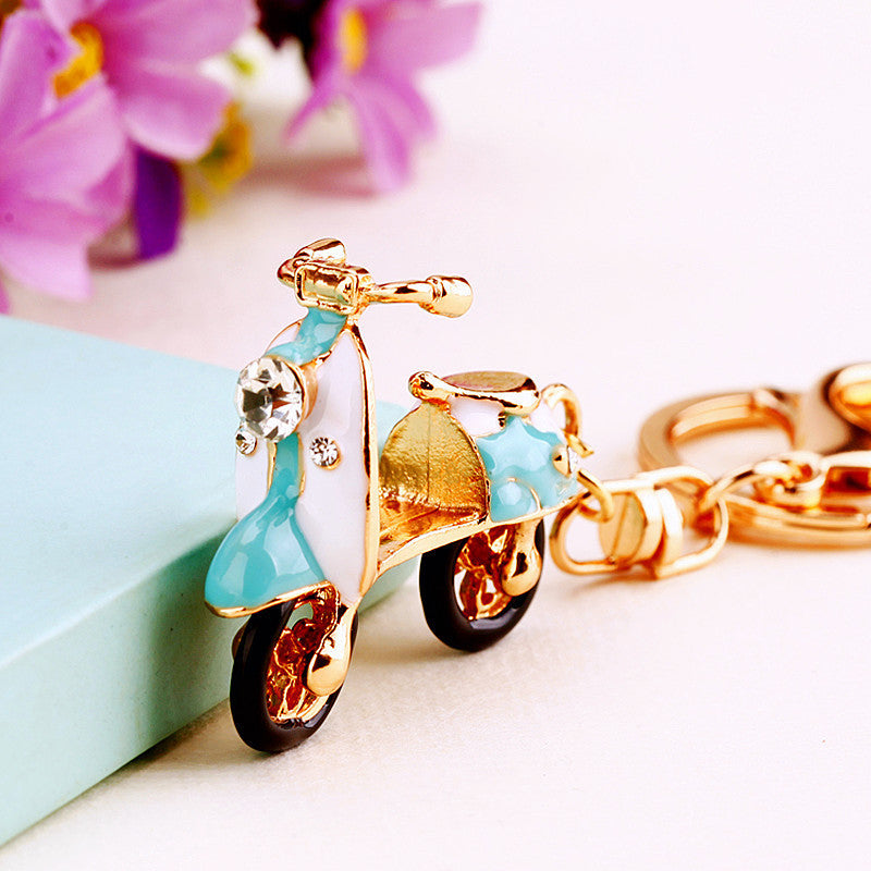 Creative Water Drill Electric Bicycle Car Key Ring - LaTezza Online Shop