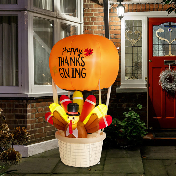 6ft Turkey Hot Air Balloon With 5 LED Lights - LaTezza Online Shop