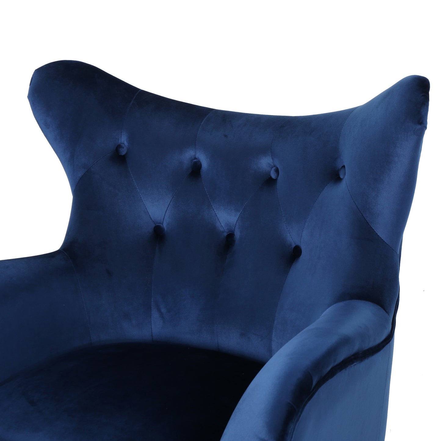 Navy Blue Armchair for Living Room, Velvet Upholstered - LaTezza Online Shop