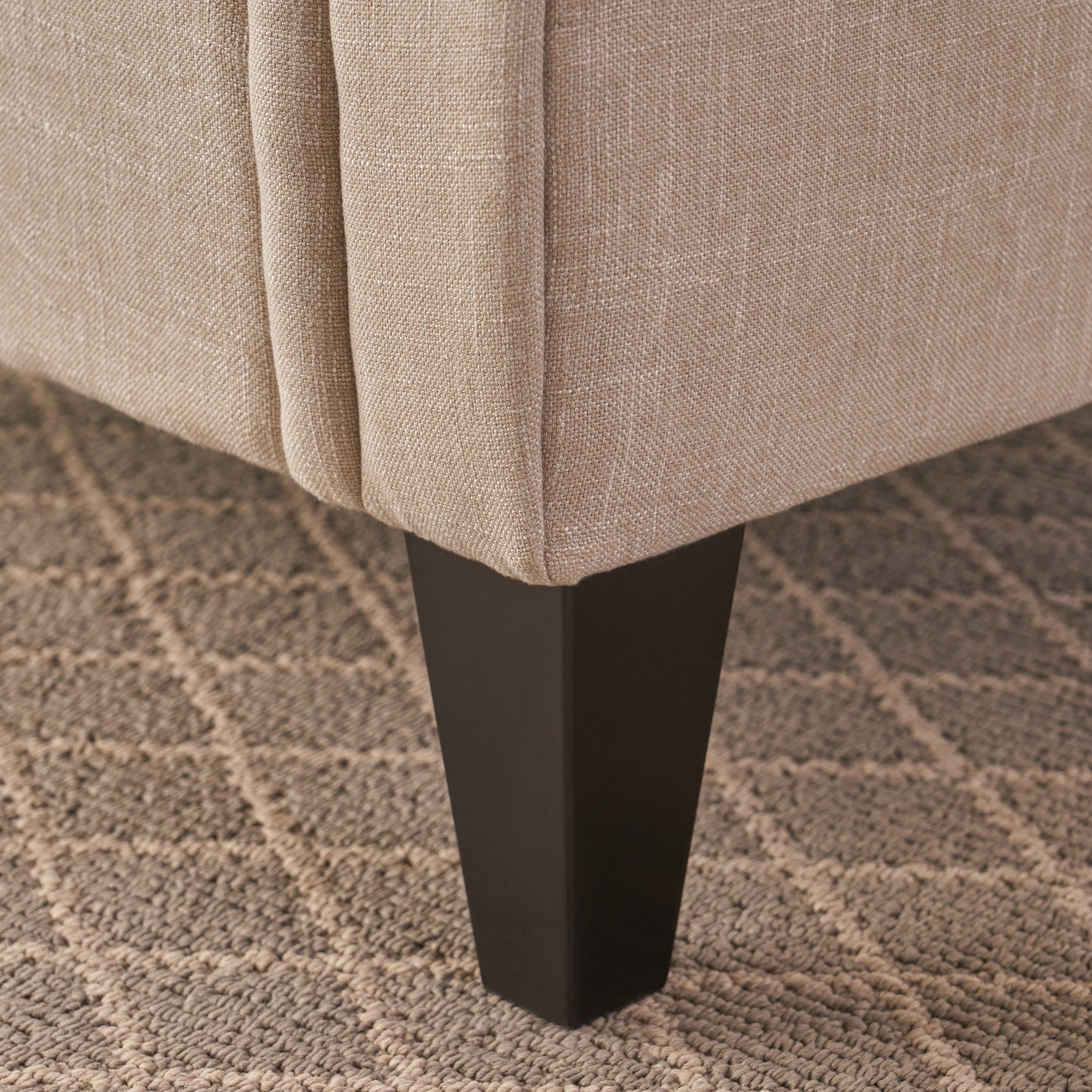 Springfield Tufted Armchair for Living Room, Light Beige - LaTezza Online Shop
