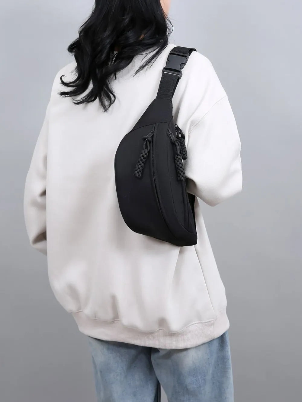 Oxford Cloth Adjustable Strap Sling Bag - LaTezza Online Shop