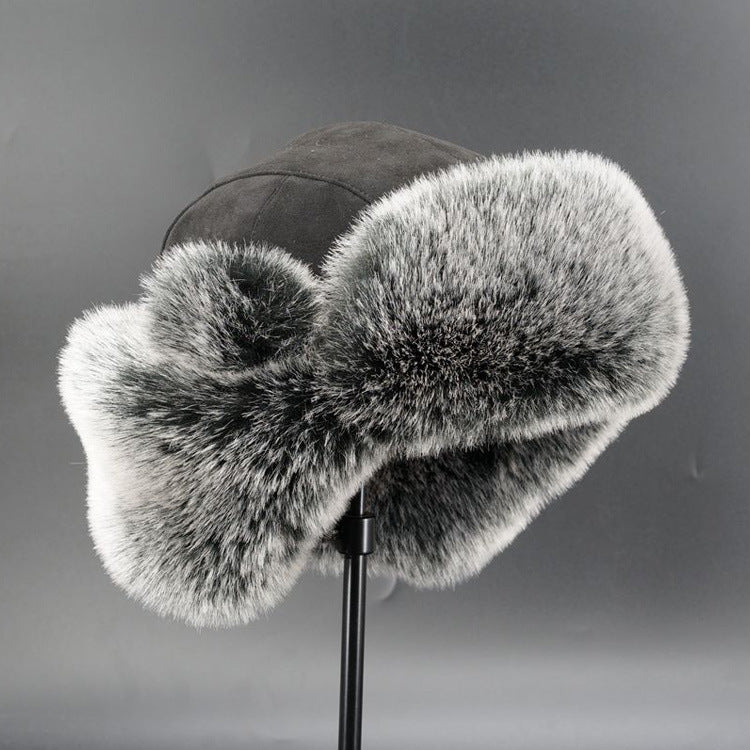 New Lei Feng hat men's oversized ear protection and cold proof hat winter Northeast cotton hat skiing hat retro trend - LaTezza Online Shop