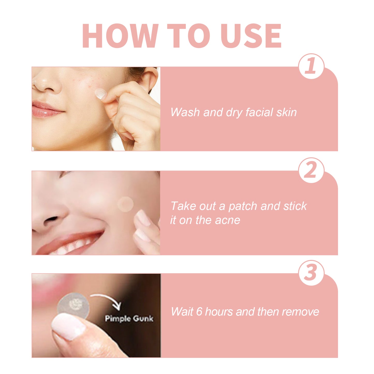 Hydrocolloid Acne Patch, Repair Acne Pimples Acne Invisible Concealer Breathable Acne Patch - LaTezza Online Shop