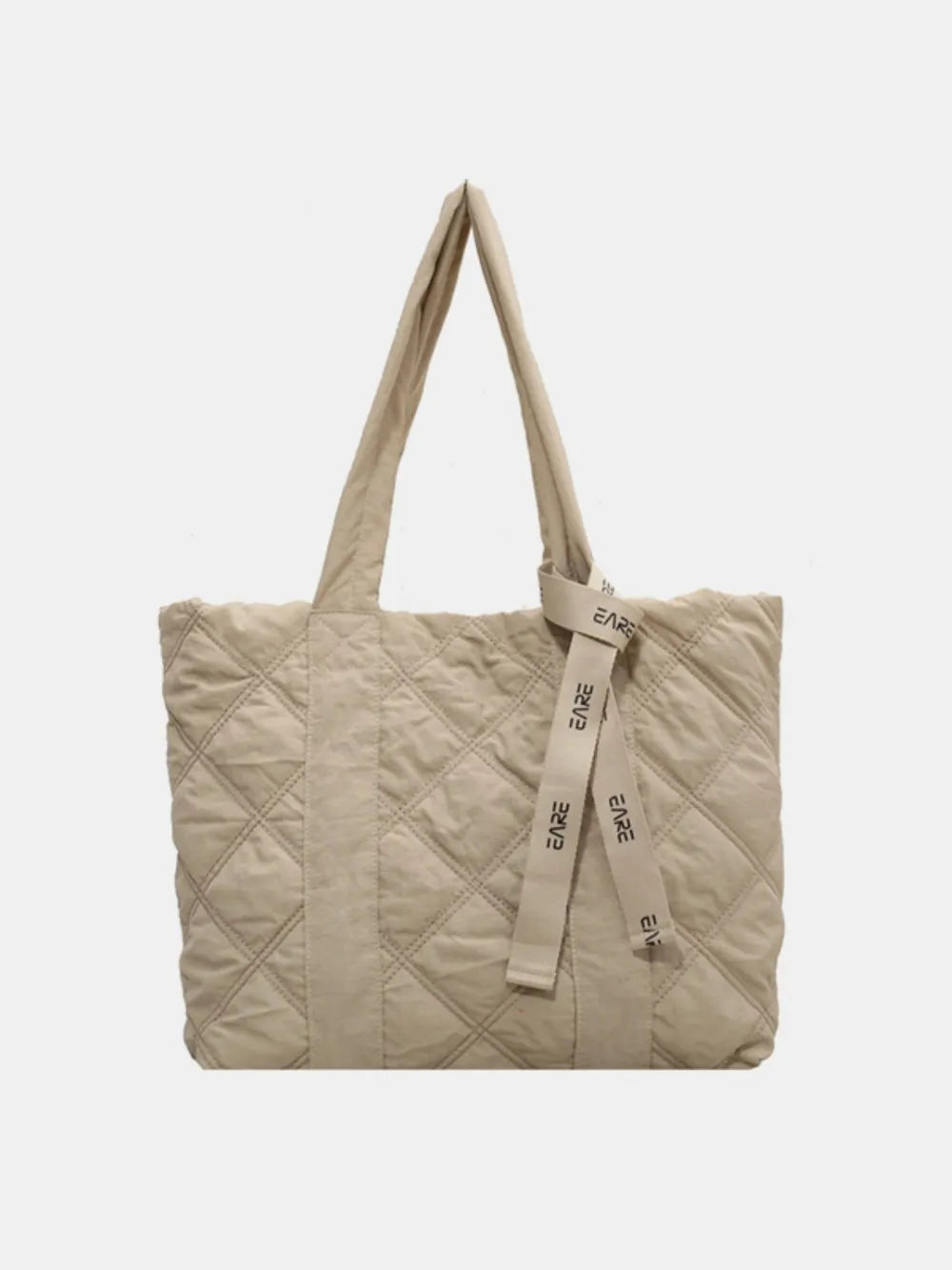 Quilted Nylon Large Tote Bag - LaTezza Online Shop