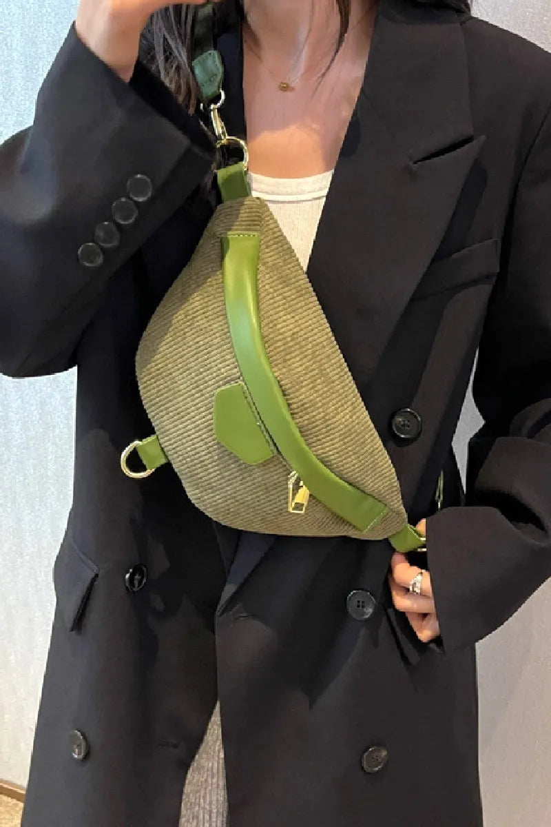 Zenana Corduroy Crossbody Bag with Removable Strap - LaTezza Online Shop