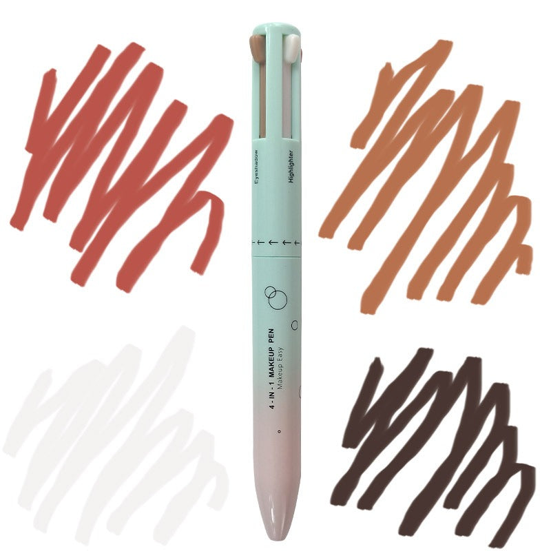 4 in 1 makeup pencil 4 in 1 makeup pencil 4 colors 4 colors lip liner highlight eye shadow eyeliner eyebrow pencil 4in1 - LaTezza Online Shop