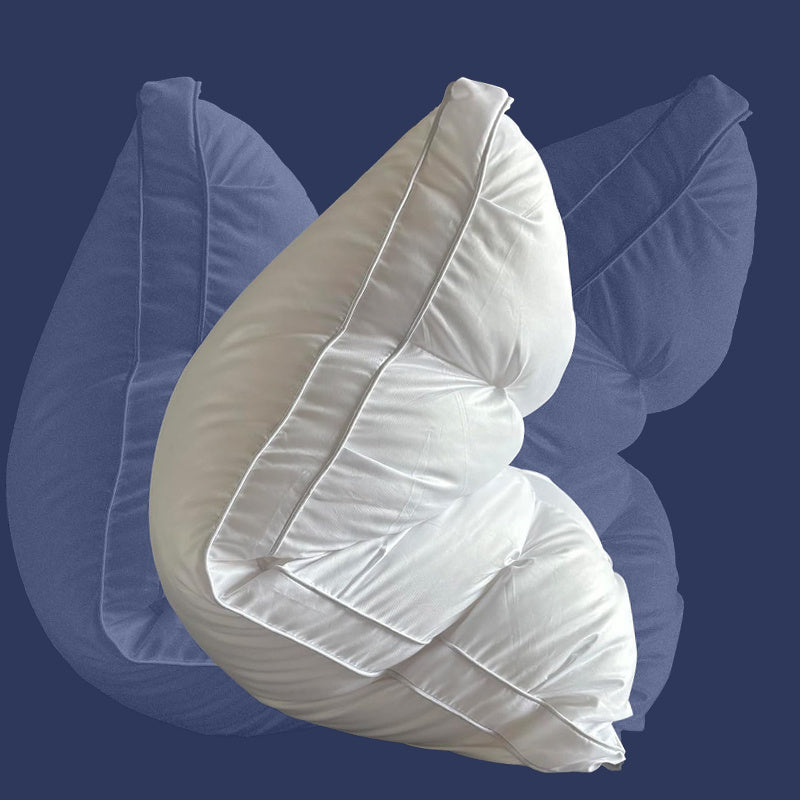 Brushed Twist Pillow Down Fiber Two-in-one Pillow Double-layer Design Breathable OKO-100 Certified